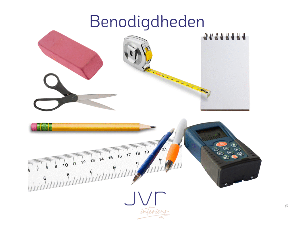 Benodigheden plattegrond tekenen