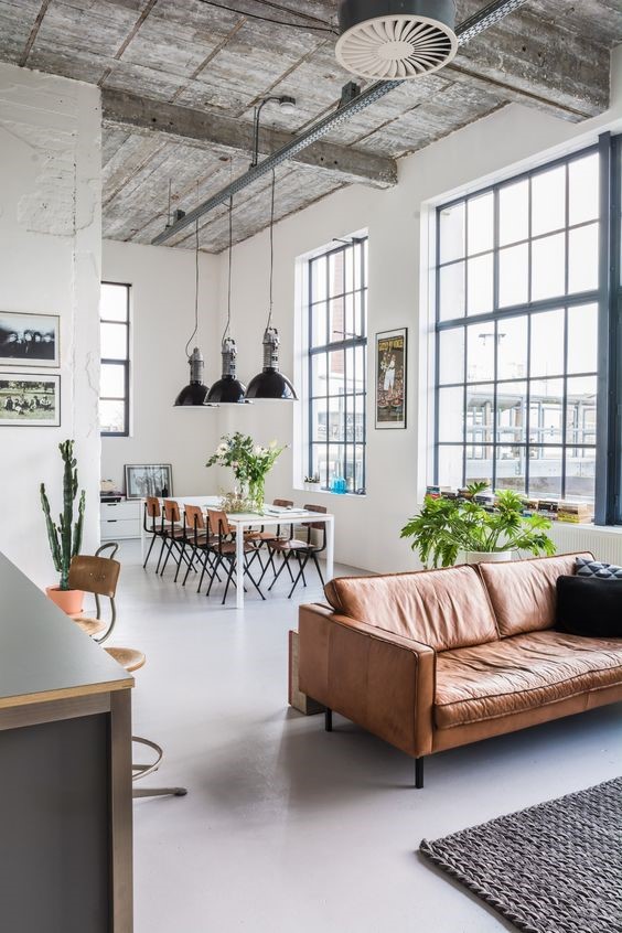 verschillende populaire interieurstijlen industrieel interieur