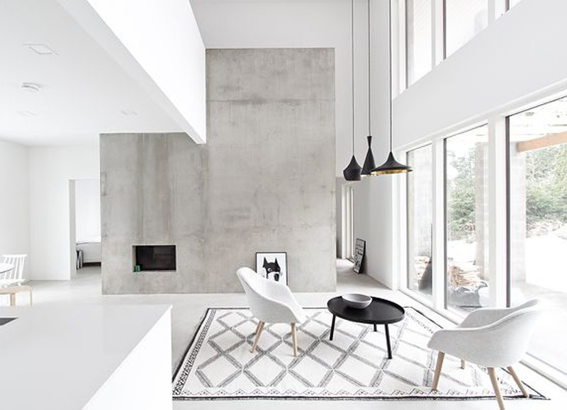 verschillende woonstijlen minimalistisch interieur